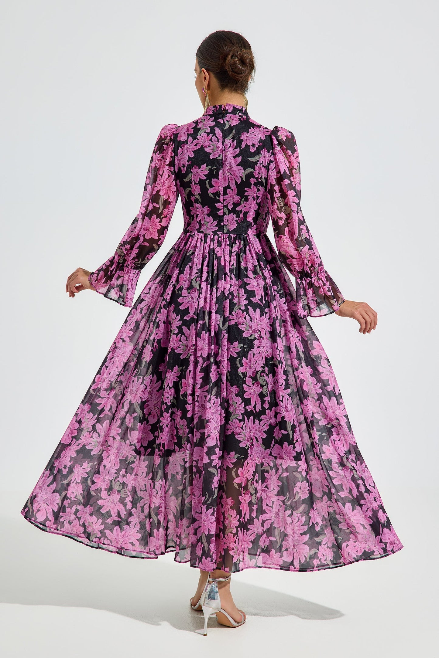 Corbett Midnight Bloom Maxi Elbise