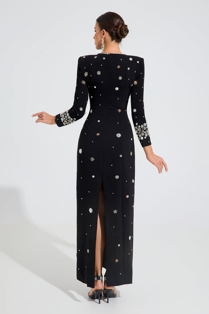 Ottoline Celestial Süslemeli Maxi Elbise
