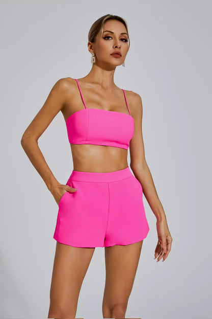 Adalee Pembe Blazer Set
