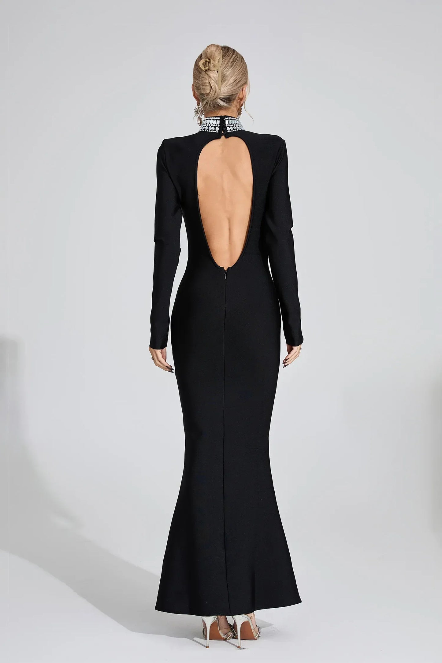 Ellery Siyah Elmas Maxi Elbise