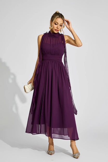 Anouk Mor Halter Maxi Elbise