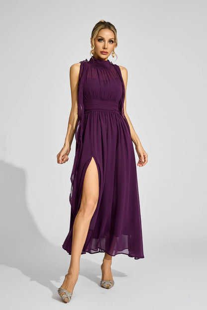 Anouk Mor Halter Maxi Elbise